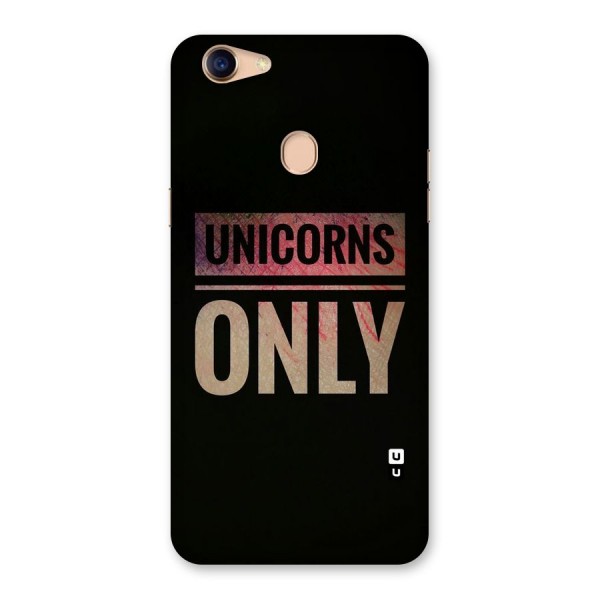 Unicorns Only Back Case for Oppo F5 Youth